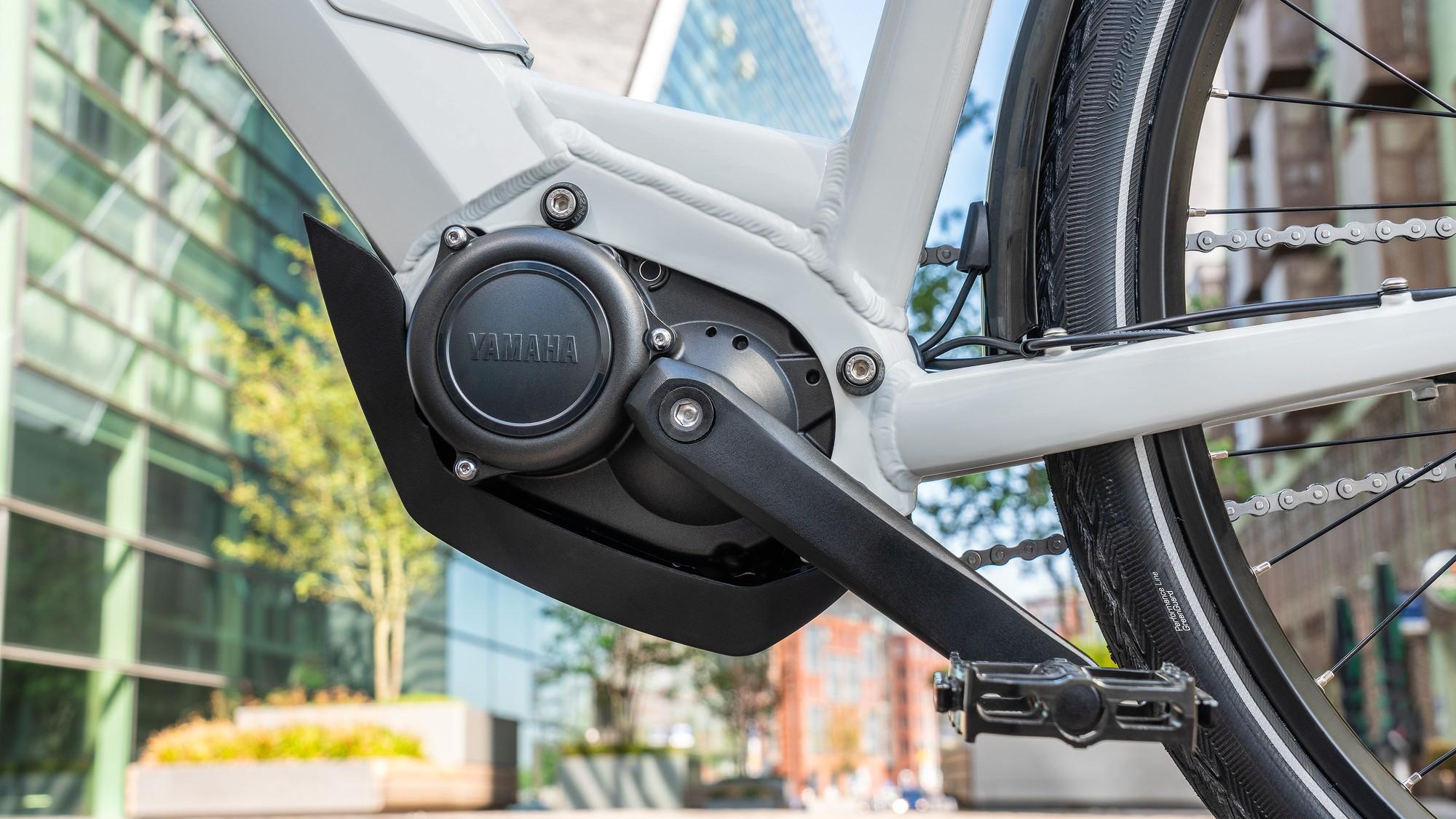 Ein e-Bike mit dem Yamaha Antriebssystem