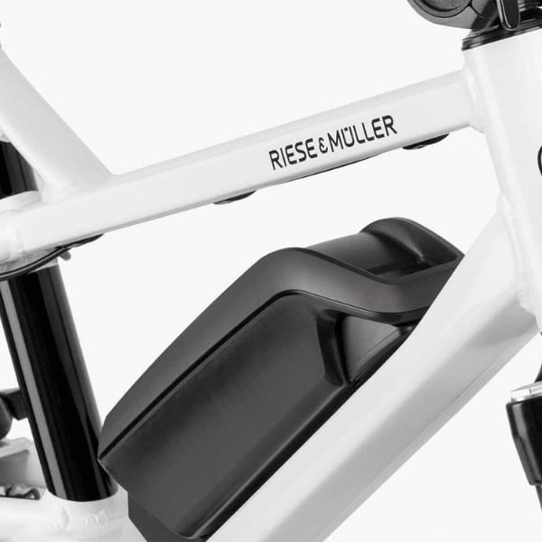 Nahaufnahme Riese & Müller Tinker Vario 2022 Rahmen und Akku