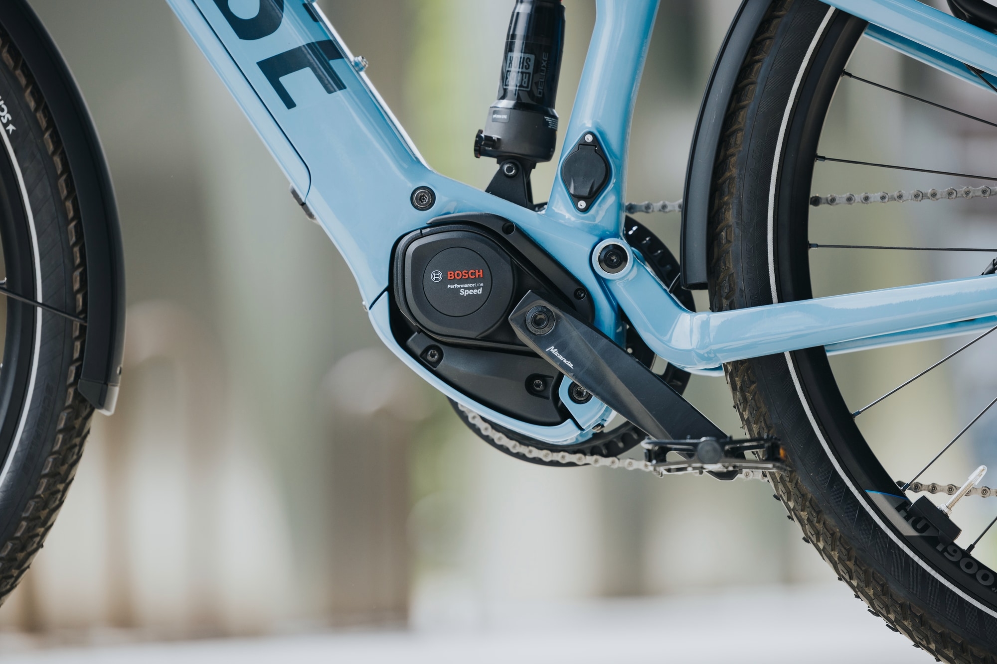 Das Bild zeigt einen Bosch Performance Line Speed Motor