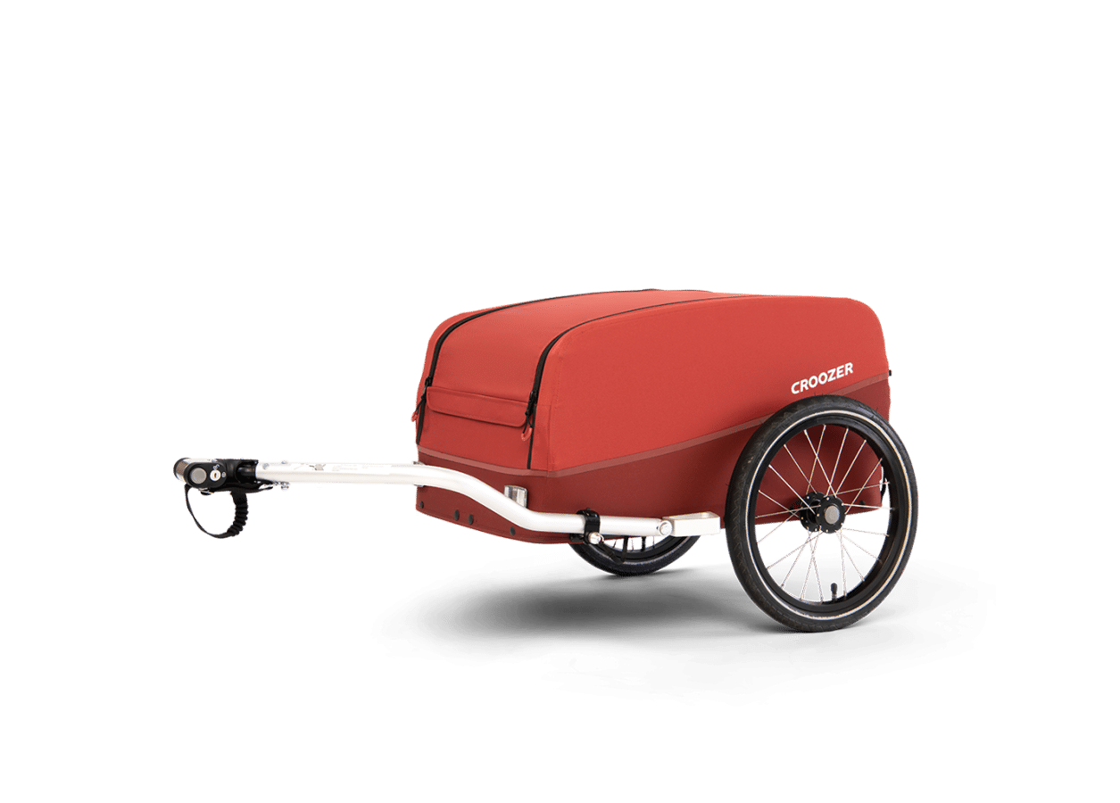 Robuster Croozer Fahrradanhänger für effizienten Transport. Ideal für alltägliche Lasten und Ausflüge. Leicht zu be