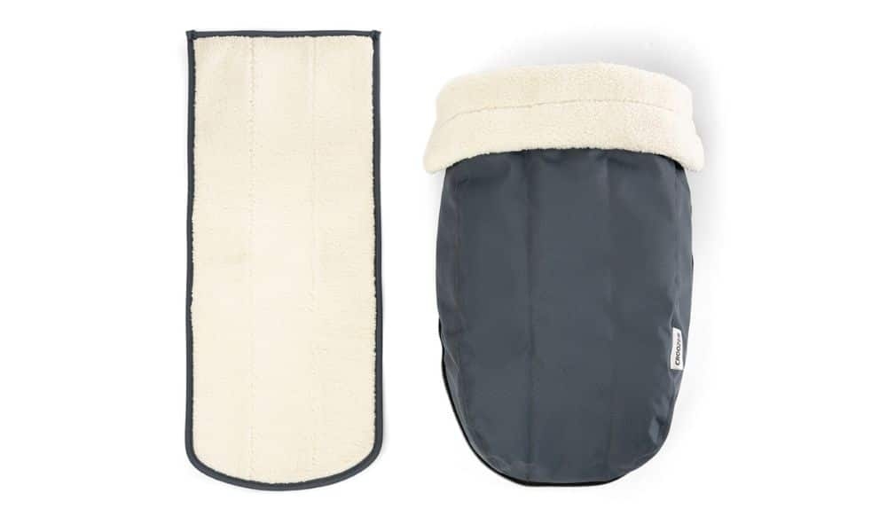 Halten Sie Ihre Kinder warm mit dem Croozer Winterset. Komfort und Schutz für kalte Tage, passend für Croozer Anhän