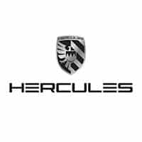 Entdecken Sie das markante Logo von Hercules, ein Symbol für Qualität und Tradition im Fahrradbau.