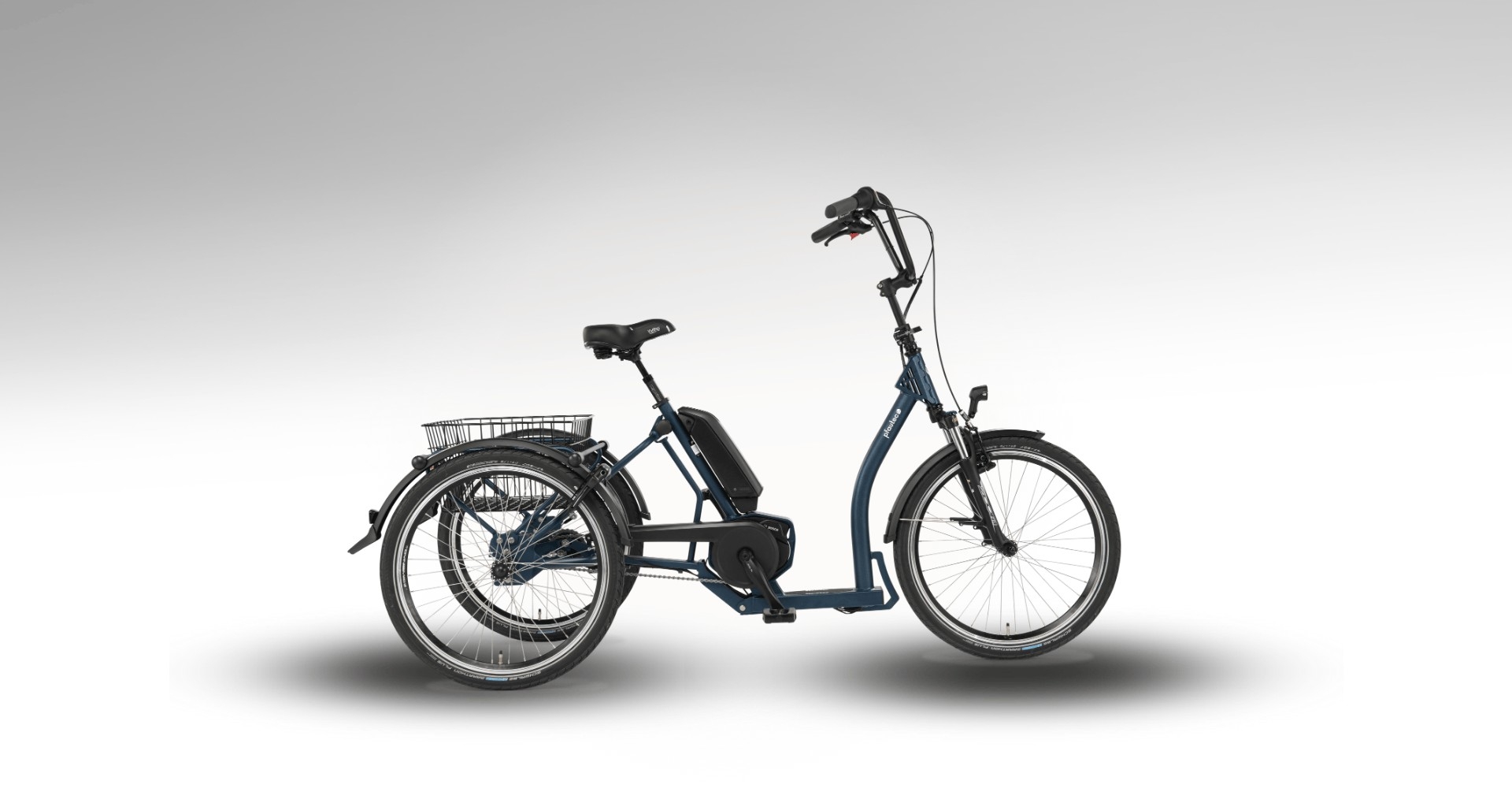 Dreiräder von Pfautec haben einen angenehmen Einstieg