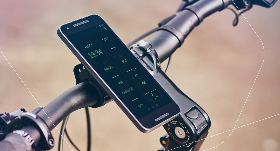 Der Shimano Steps E5000 City e-Bike Antrieb kann mit dem Smartphone gesteuert werden