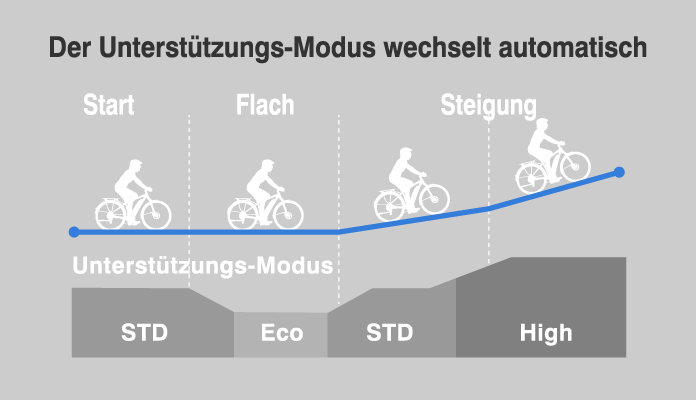 Yamaha PWseries ST e-Bike Antrieb