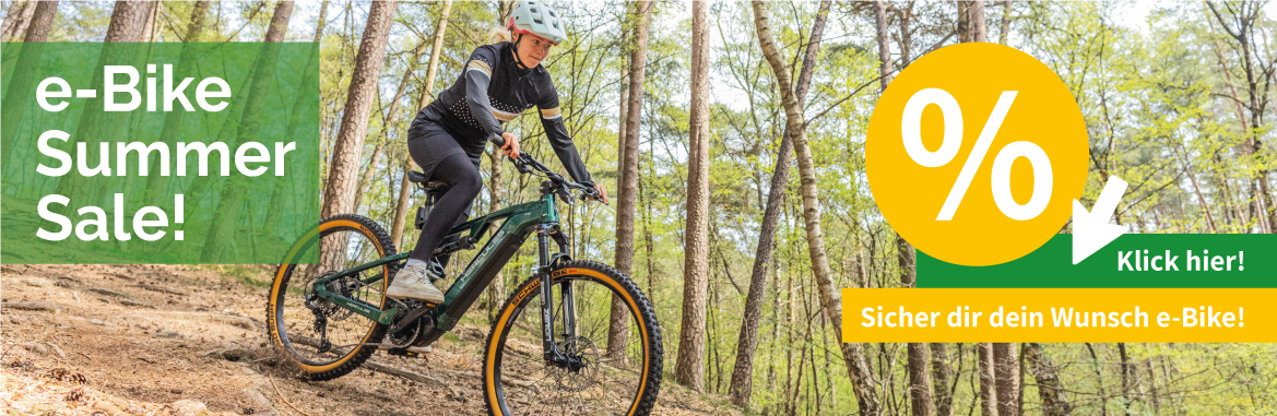 Finde dein Traum e-Bike beim e-motion Summer Sale 2023!